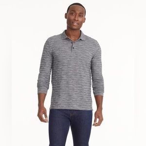 UNTUCKIT Marled Long-Sleeve Polo NWT Men’s Medium